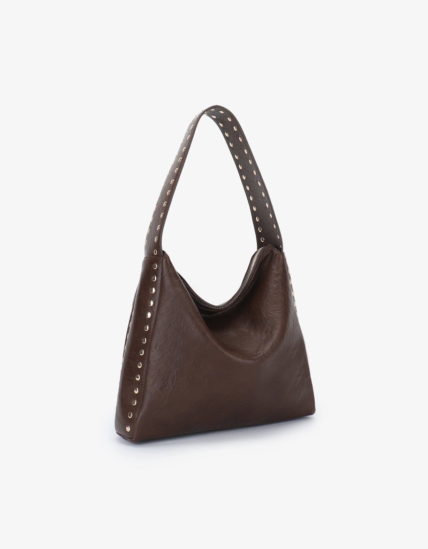 PASCAL SHOULDER STUDDED VEGAN ESPRESSO