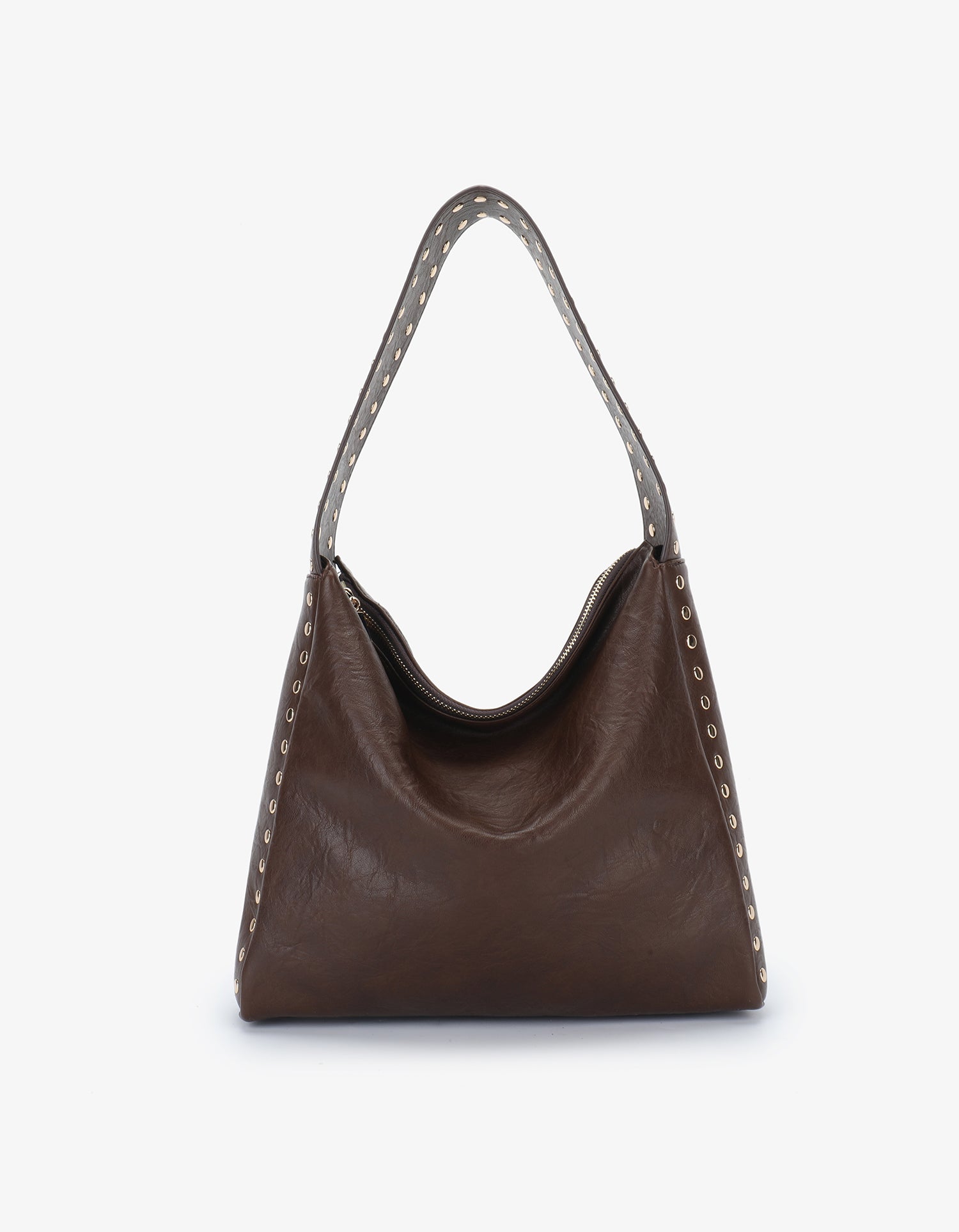 PASCAL SHOULDER STUDDED VEGAN ESPRESSO