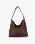 PASCAL SHOULDER STUDDED VEGAN ESPRESSO