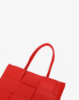 PAYA WOVEN TOTE RED