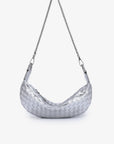 PEPPA CONVERTIBLE MINI SLING HI SHINE SILVER