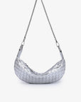 PEPPA CONVERTIBLE MINI SLING HI SHINE SILVER
