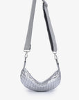 PEPPA CONVERTIBLE MINI SLING HI SHINE SILVER