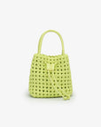 PERRIE BUCKET MINI WOVEN SQUARE CITRUS