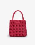 PERRIE BUCKET MINI WOVEN SQUARE MAGENTA