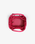 PERRIE BUCKET MINI WOVEN SQUARE MAGENTA