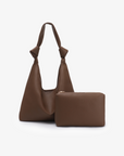UMA KNOTTED SHOULDER TAUPE