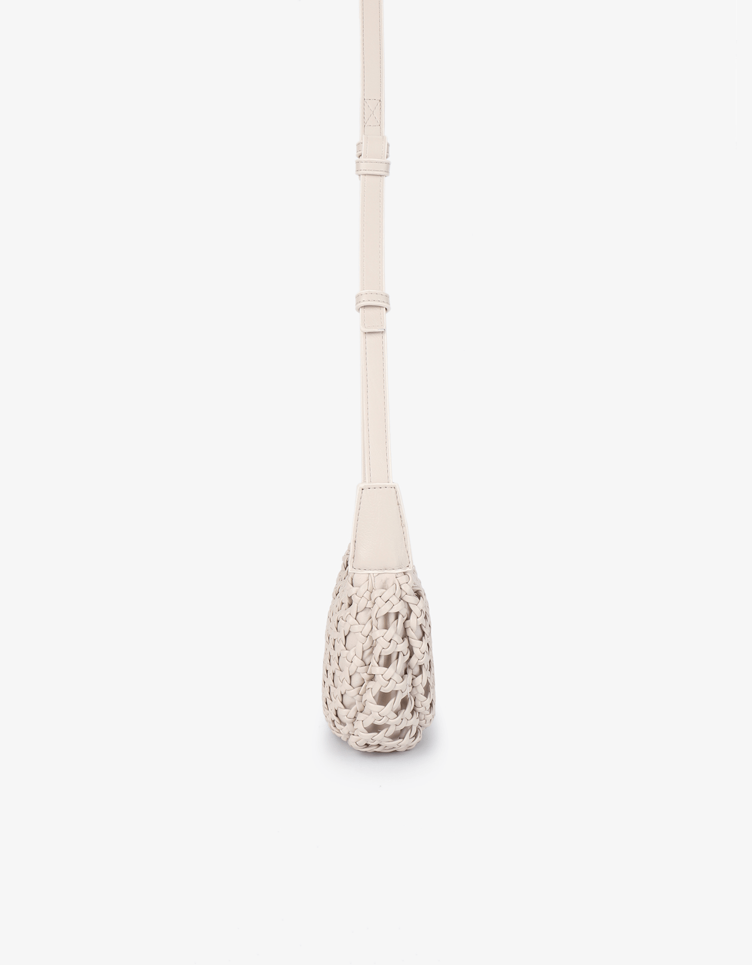 ANAIS WOVEN CROSSBODY SMALL CREAM - REMI/REID