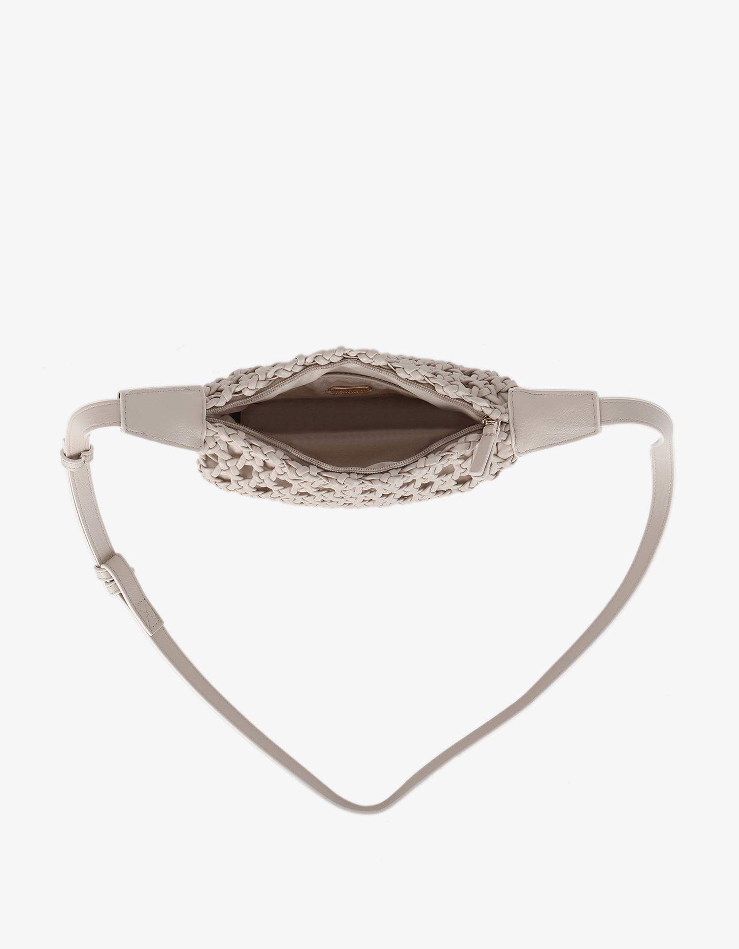 ANAIS WOVEN CROSSBODY SMALL CREAM - REMI/REID