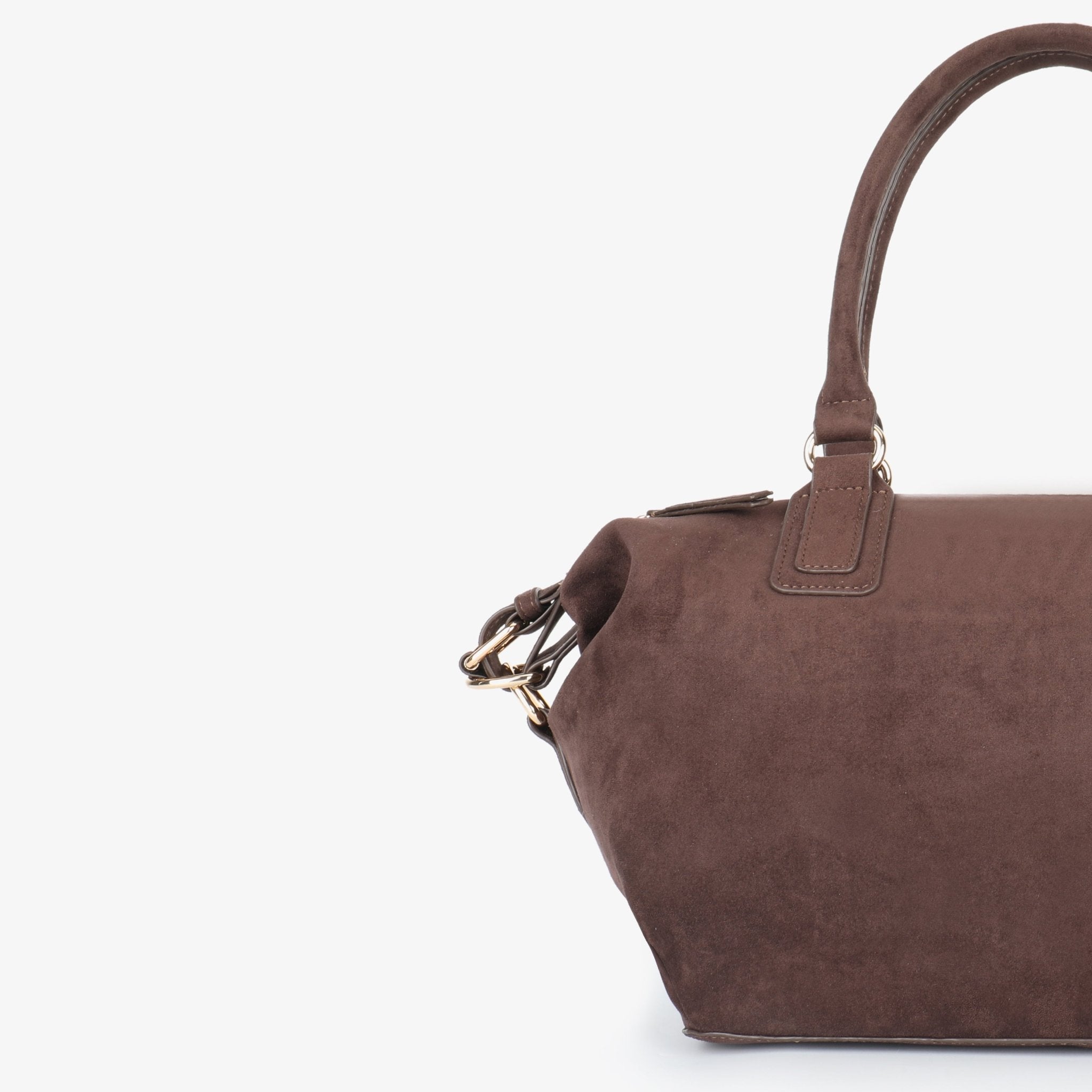 ARTACHO LARGE FAUX SUEDE CHOCOLATE - REMI/REID