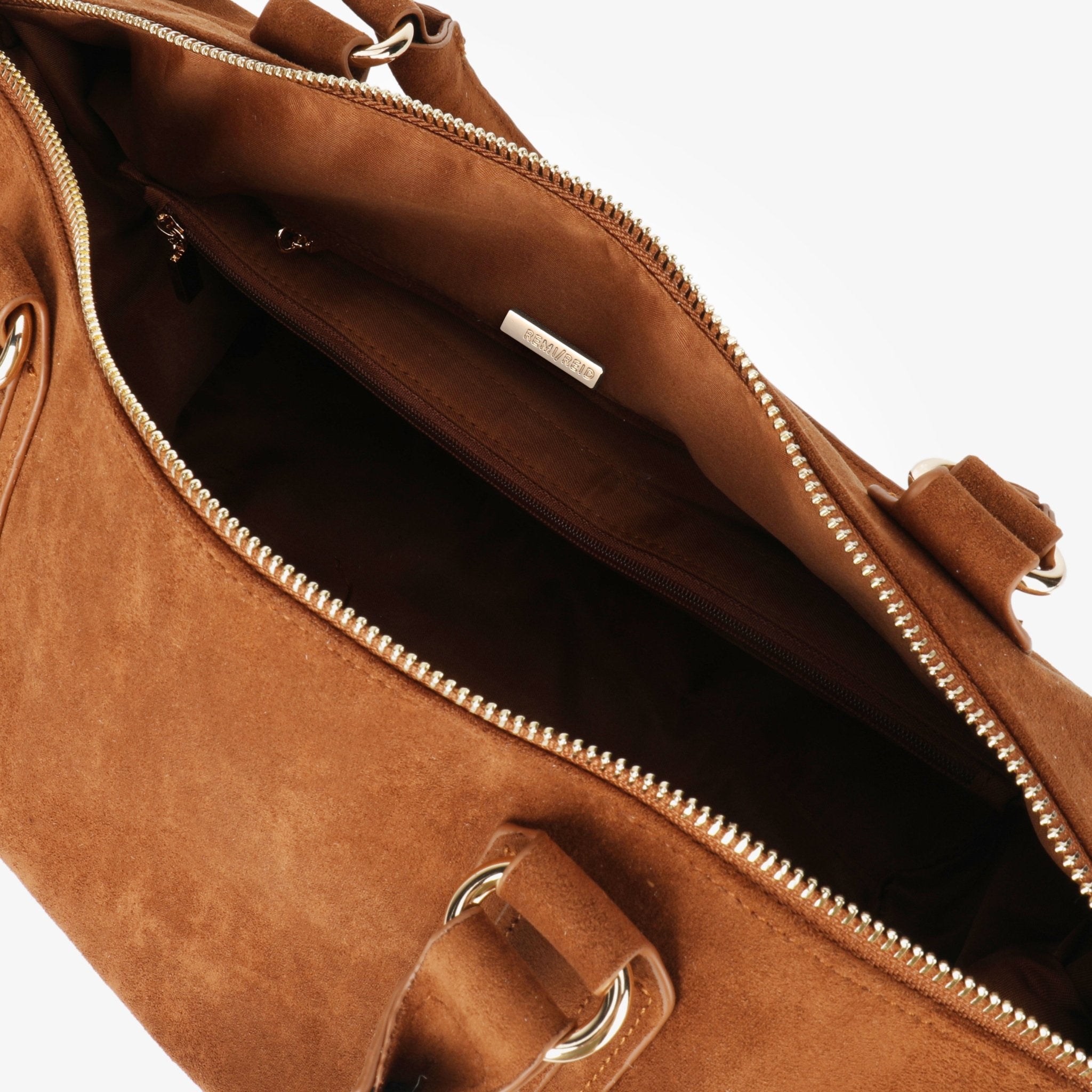 ARTACHO LARGE FAUX SUEDE RUST - REMI/REID