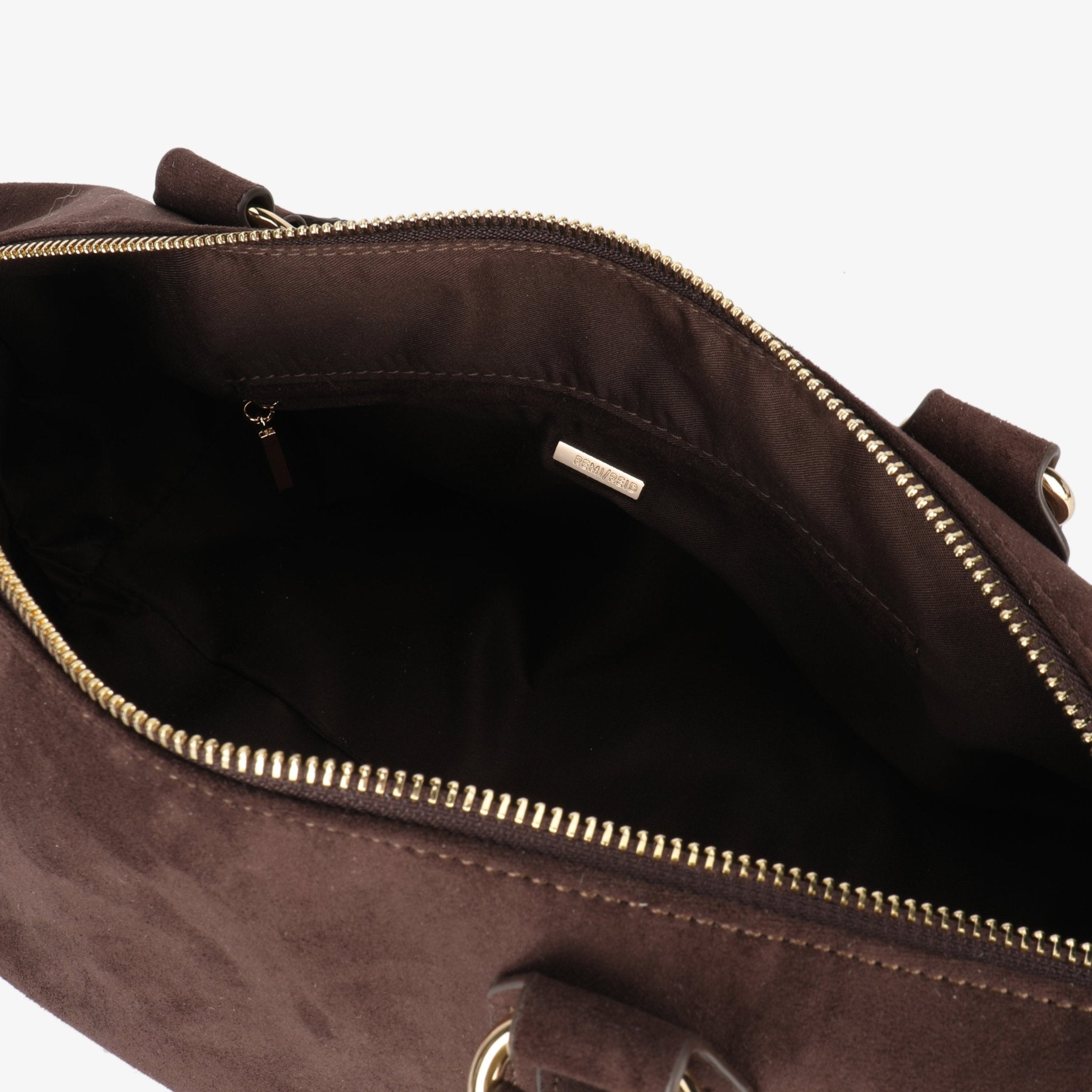 ARTACHO SMALL FAUX SUEDE CHOCOLATE - REMI/REID