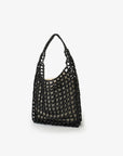 ATALIE BEADED SHOULDER BAG BLACK - REMI/REID