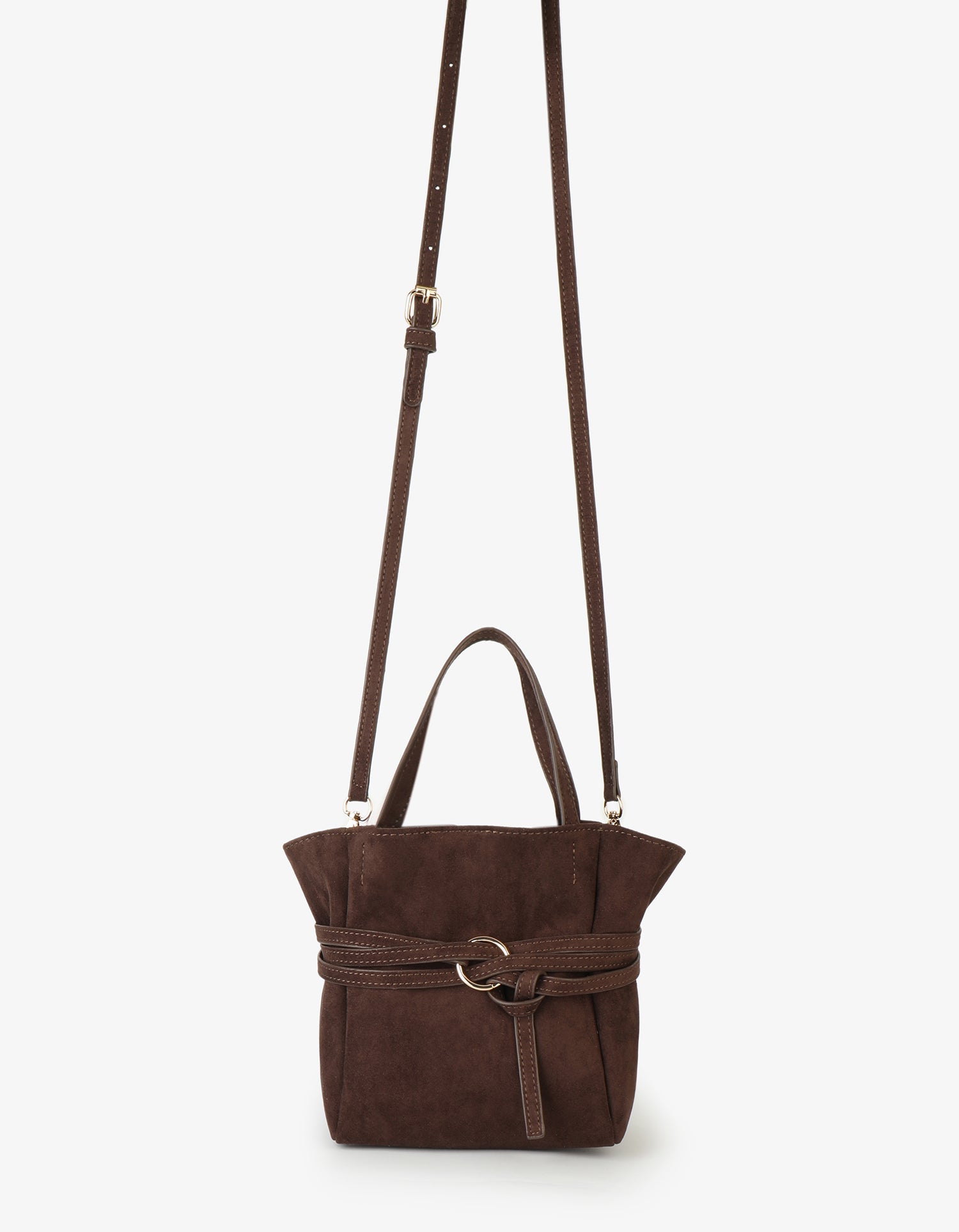 BLYTHE MINI FAUX SUEDE CHOCOLATE - REMI/REID