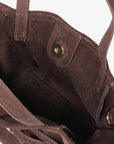 BLYTHE MINI FAUX SUEDE CHOCOLATE - REMI/REID