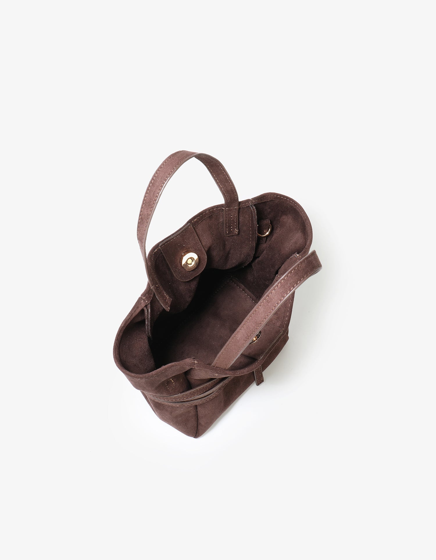 BLYTHE MINI FAUX SUEDE CHOCOLATE - REMI/REID