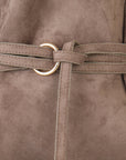BLYTHE MINI FAUX SUEDE TAUPE - REMI/REID