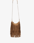 BOCHOA MINI FRINGE FAUX SUEDE CAMEL - REMI/REID