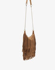 BOCHOA MINI FRINGE FAUX SUEDE CAMEL - REMI/REID