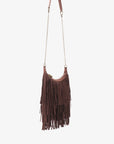 BOCHOA MINI FRINGE FAUX SUEDE CHOCOLATE - REMI/REID