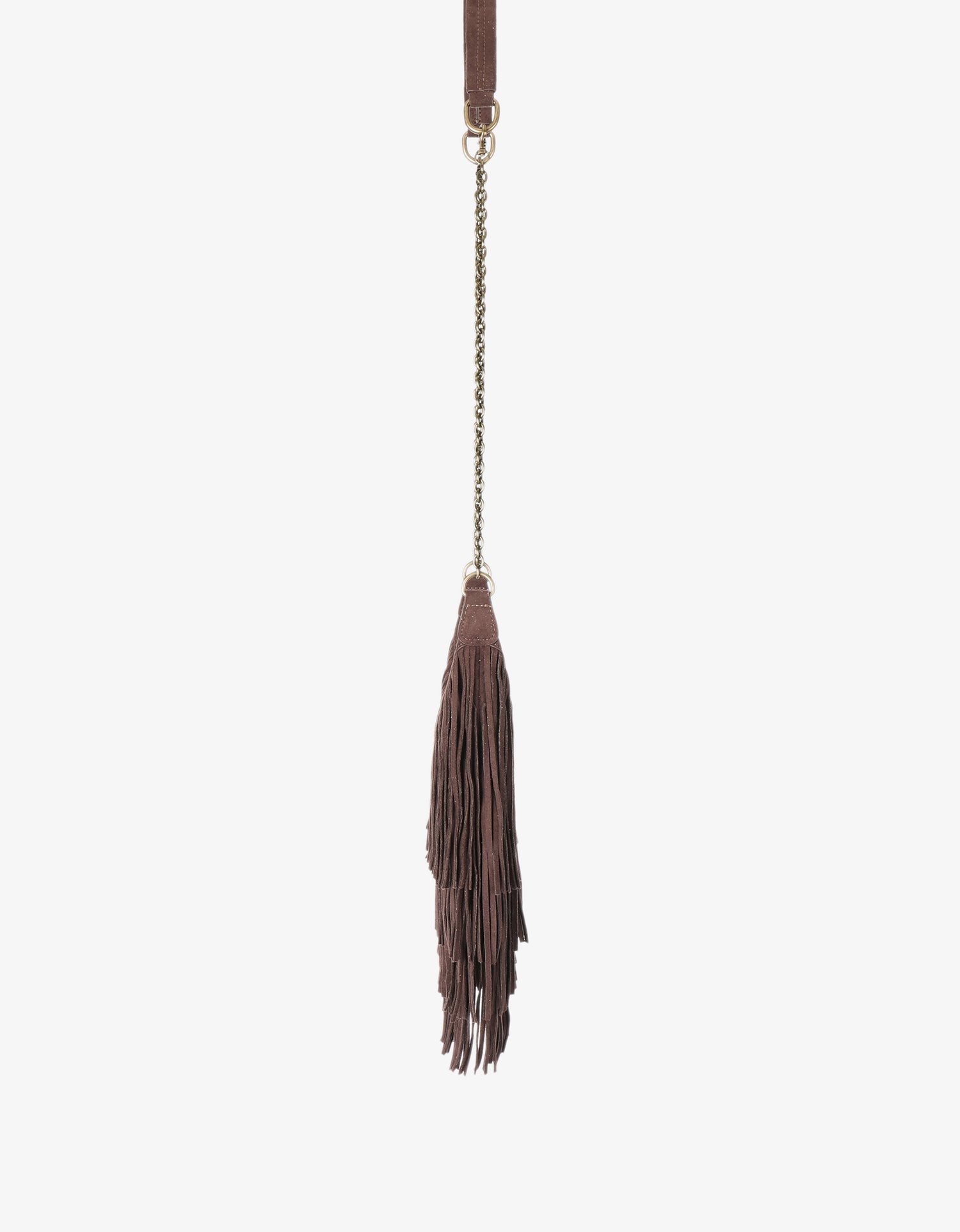 BOCHOA MINI FRINGE FAUX SUEDE CHOCOLATE - REMI/REID