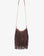 BOCHOA MINI FRINGE FAUX SUEDE CHOCOLATE - REMI/REID