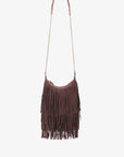BOCHOA MINI FRINGE FAUX SUEDE CHOCOLATE - REMI/REID
