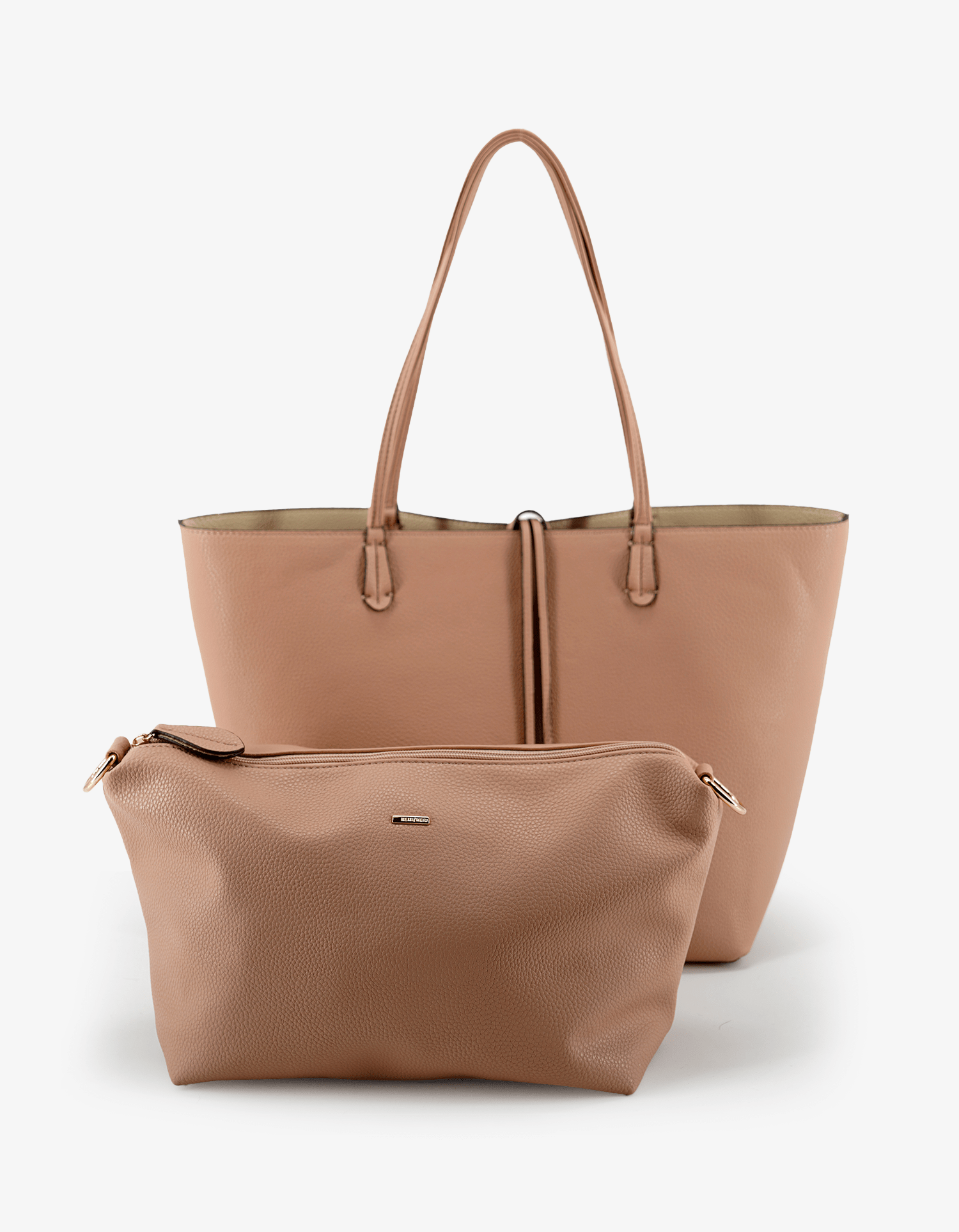 DEPARTURE TOTE BALLET PINK/CREAM - REMI/REID