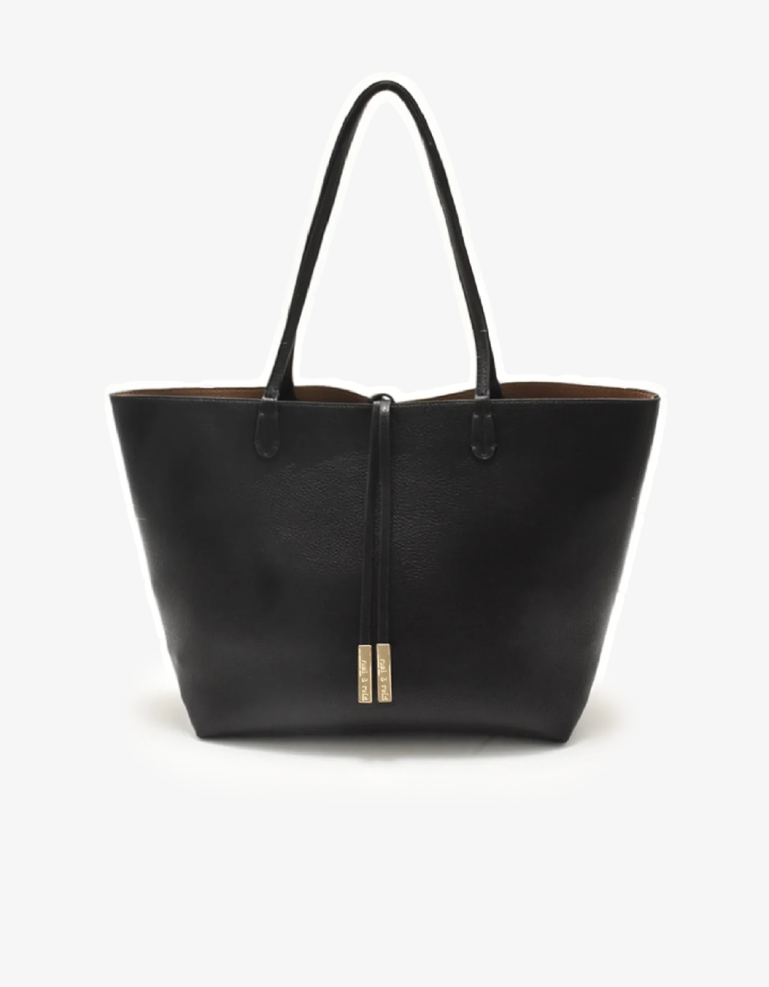 DEPARTURE TOTE BLACK/CHAMPAGNE