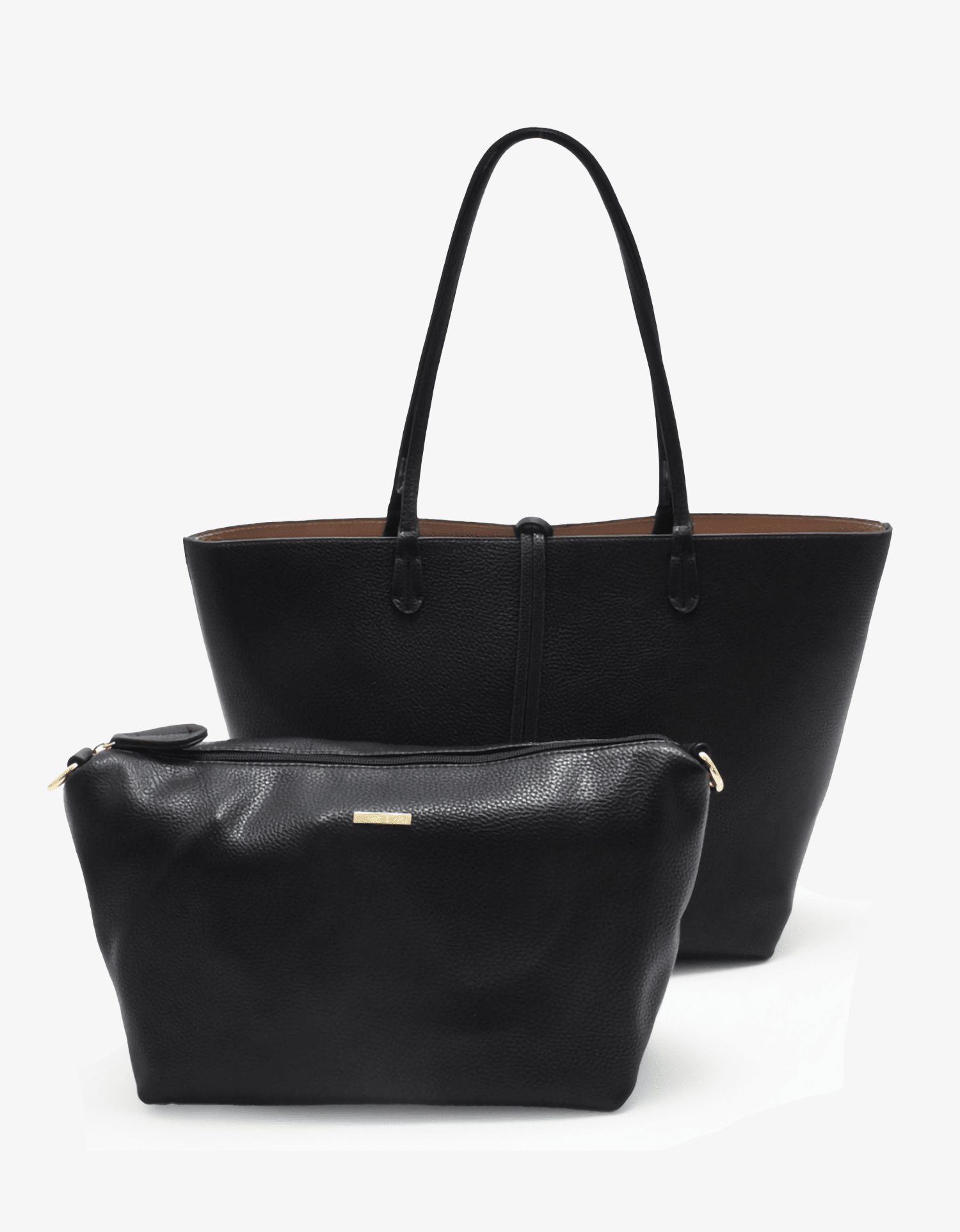 DEPARTURE TOTE BLACK/TAUPE - REMI/REID