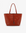 DEPARTURE TOTE PERFORATED SQUARE BURNT TERRACOTTA/PUTTY - REMI/REID