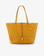 DEPARTURE TOTE PERFORATED SQUARE MUSTARD/CREAM - REMI/REID