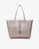 DEPARTURE TOTE PERFORATED SQUARE PLATINUM/SILVER - REMI/REID