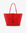 DEPARTURE TOTE PERFORATED SQUARE TROPIC RED/NUDE - REMI/REID