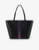 DEPARTURE TOTE STRIPE BLACK/NAVY - REMI/REID