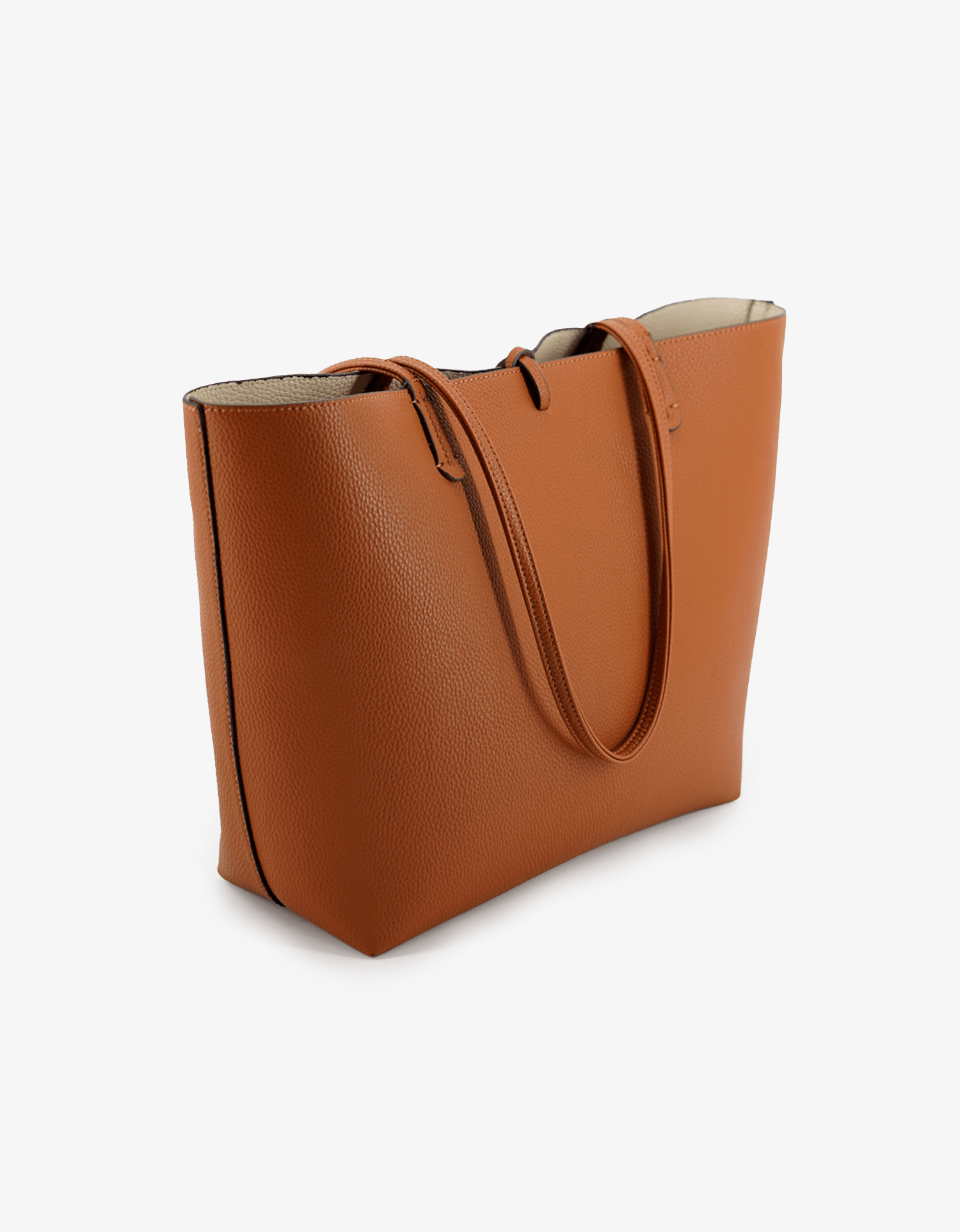 DEPARTURE TOTE STRIPE CAMEL/CREAM - REMI/REID