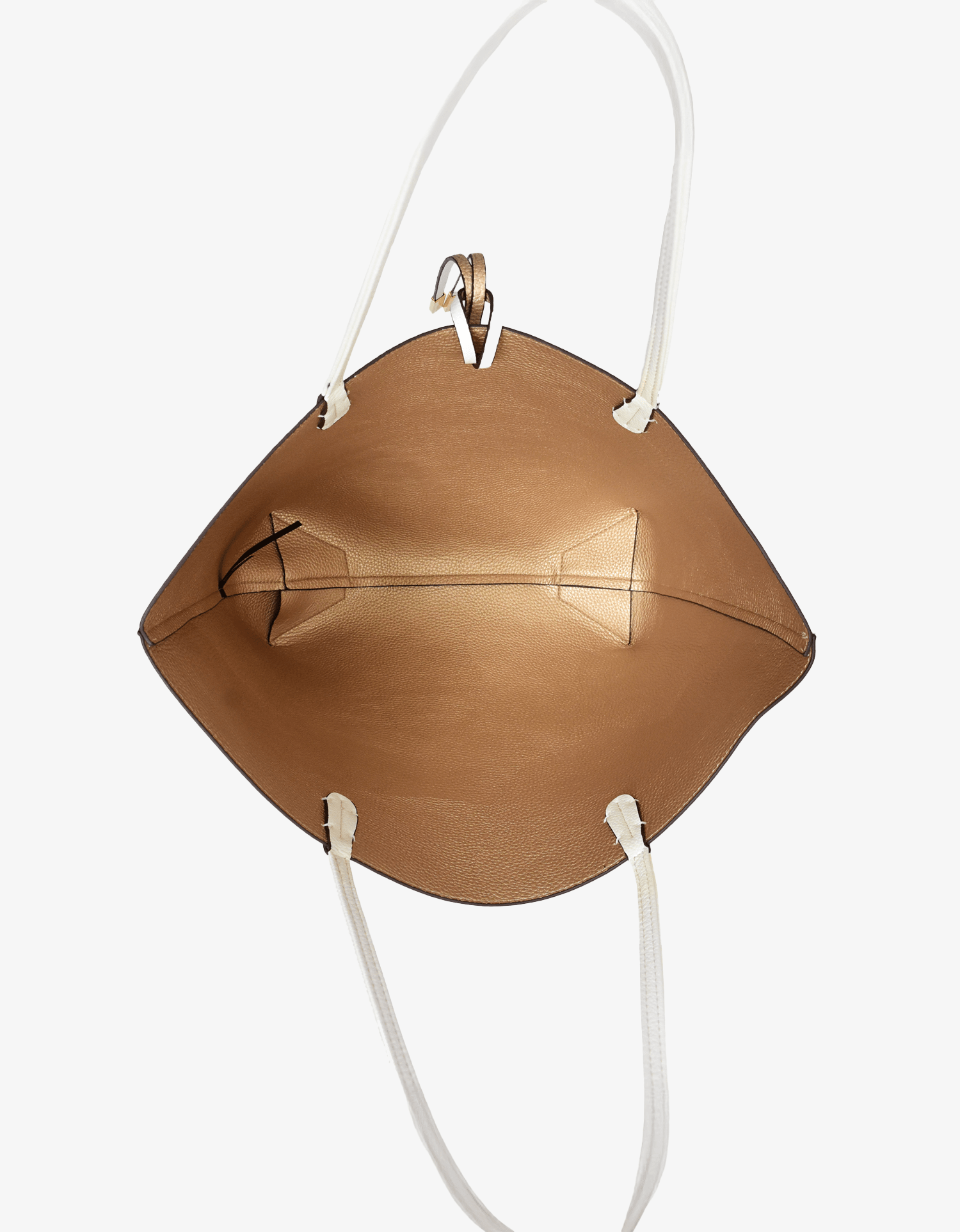 DEPARTURE TOTE WHITE/GOLD - REMI/REID
