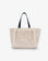 ELLA EAST WEST TOTE SHEARLING CREAM - REMI/REID