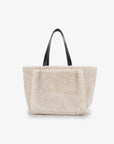 ELLA EAST WEST TOTE SHEARLING CREAM - REMI/REID
