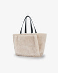 ELLA EAST WEST TOTE SHEARLING CREAM - REMI/REID