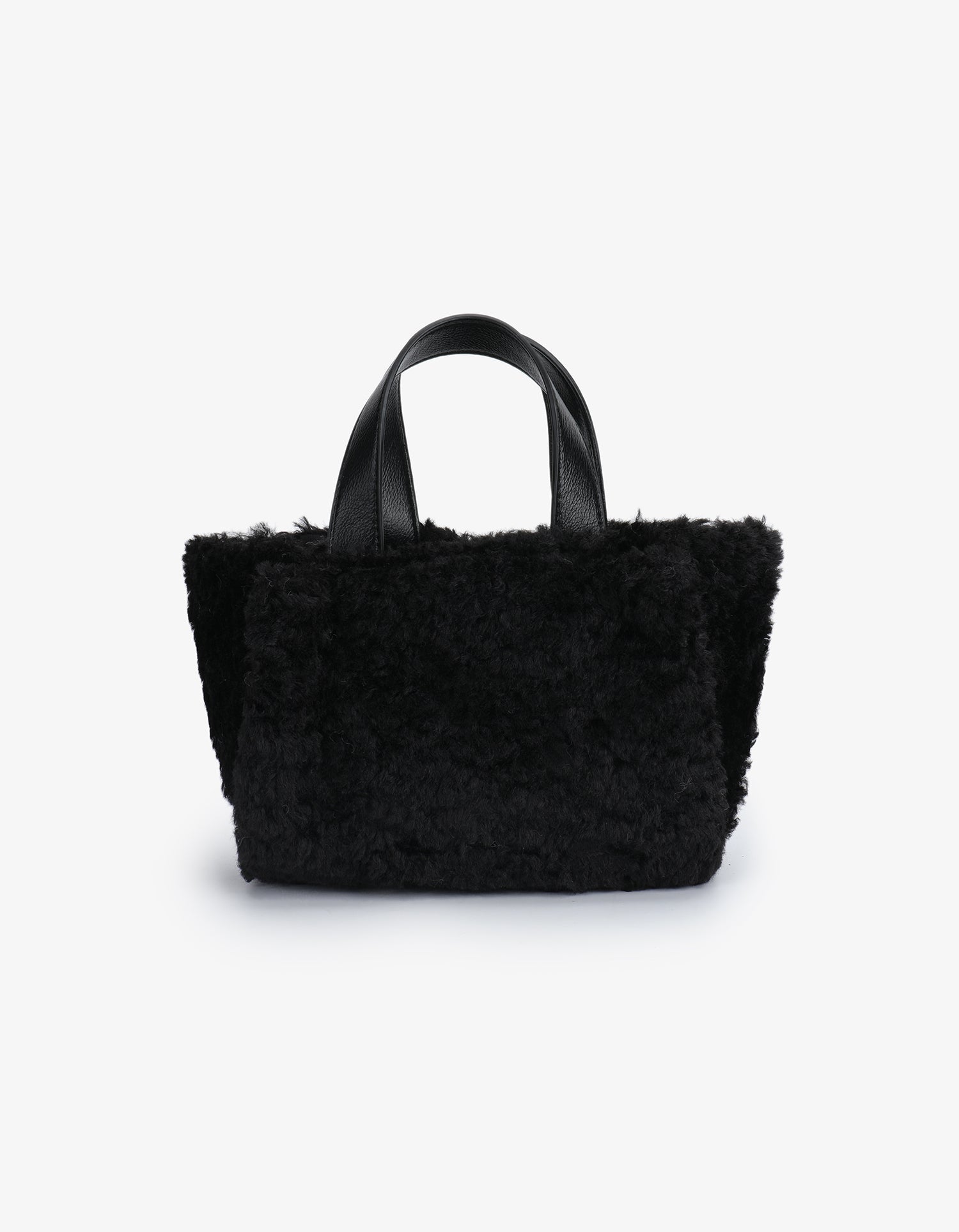ELLA MINI TOTE SHEARLING BLACK - REMI/REID