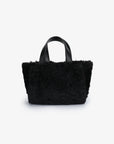 ELLA MINI TOTE SHEARLING BLACK - REMI/REID
