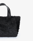 ELLA MINI TOTE SHEARLING BLACK - REMI/REID