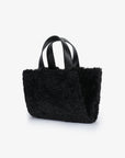 ELLA MINI TOTE SHEARLING BLACK - REMI/REID