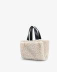 ELLA MINI TOTE SHEARLING CREAM - REMI/REID