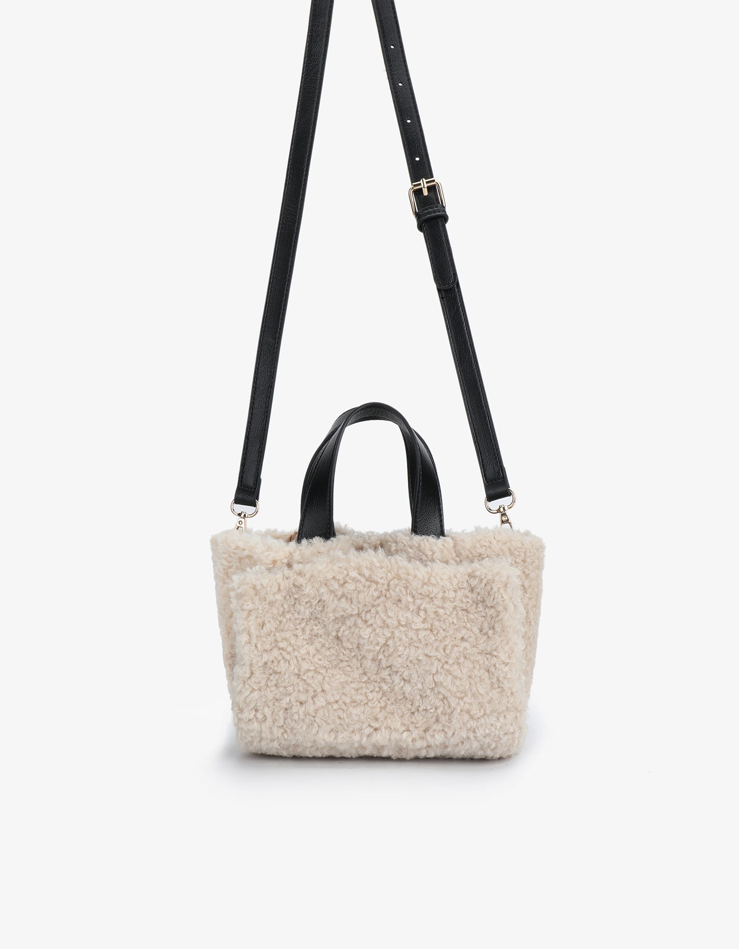 ELLA MINI TOTE SHEARLING CREAM - REMI/REID