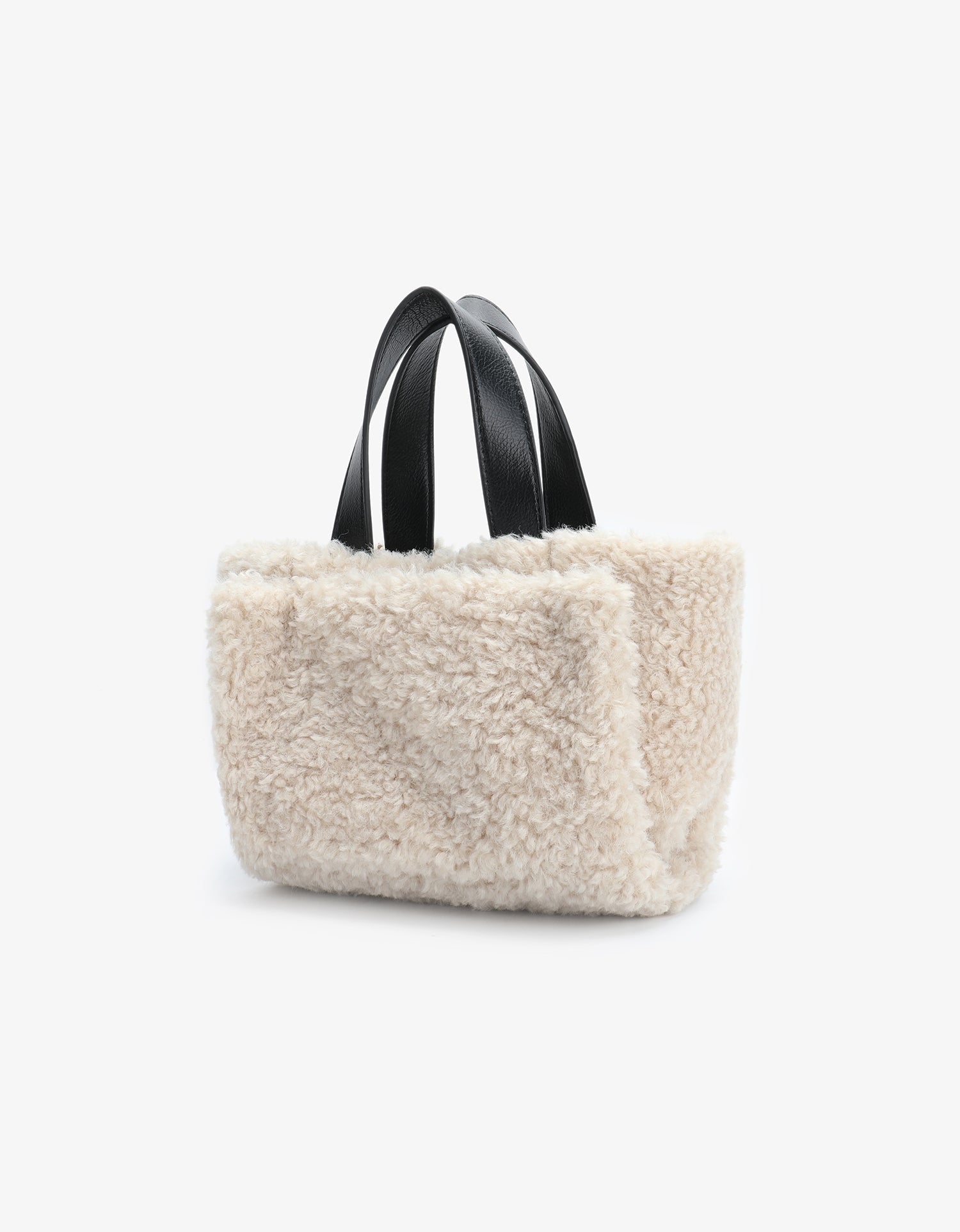 ELLA MINI TOTE SHEARLING CREAM - REMI/REID