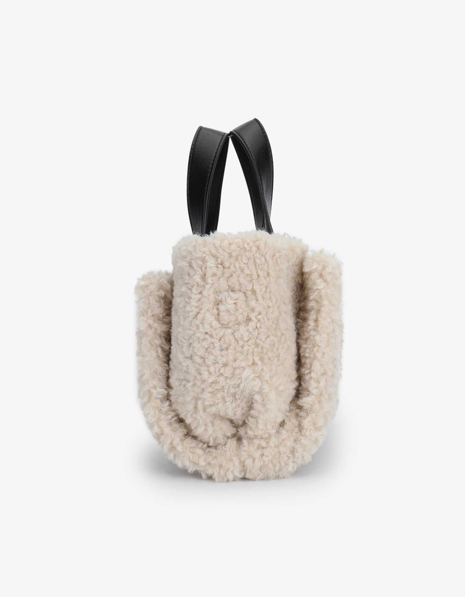 ELLA MINI TOTE SHEARLING CREAM - REMI/REID