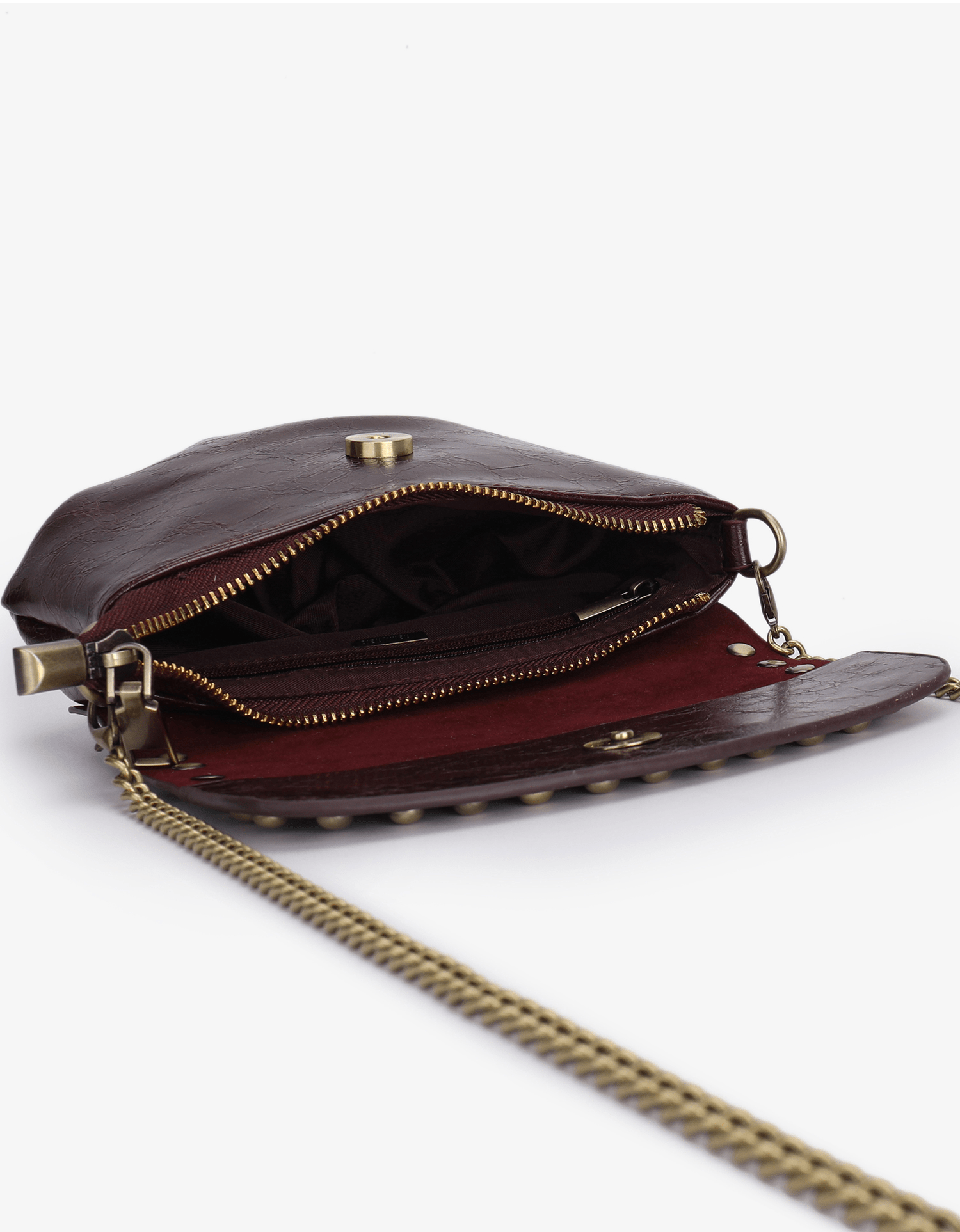 ETTA WAXED STUDDED OXBLOOD - REMI/REID