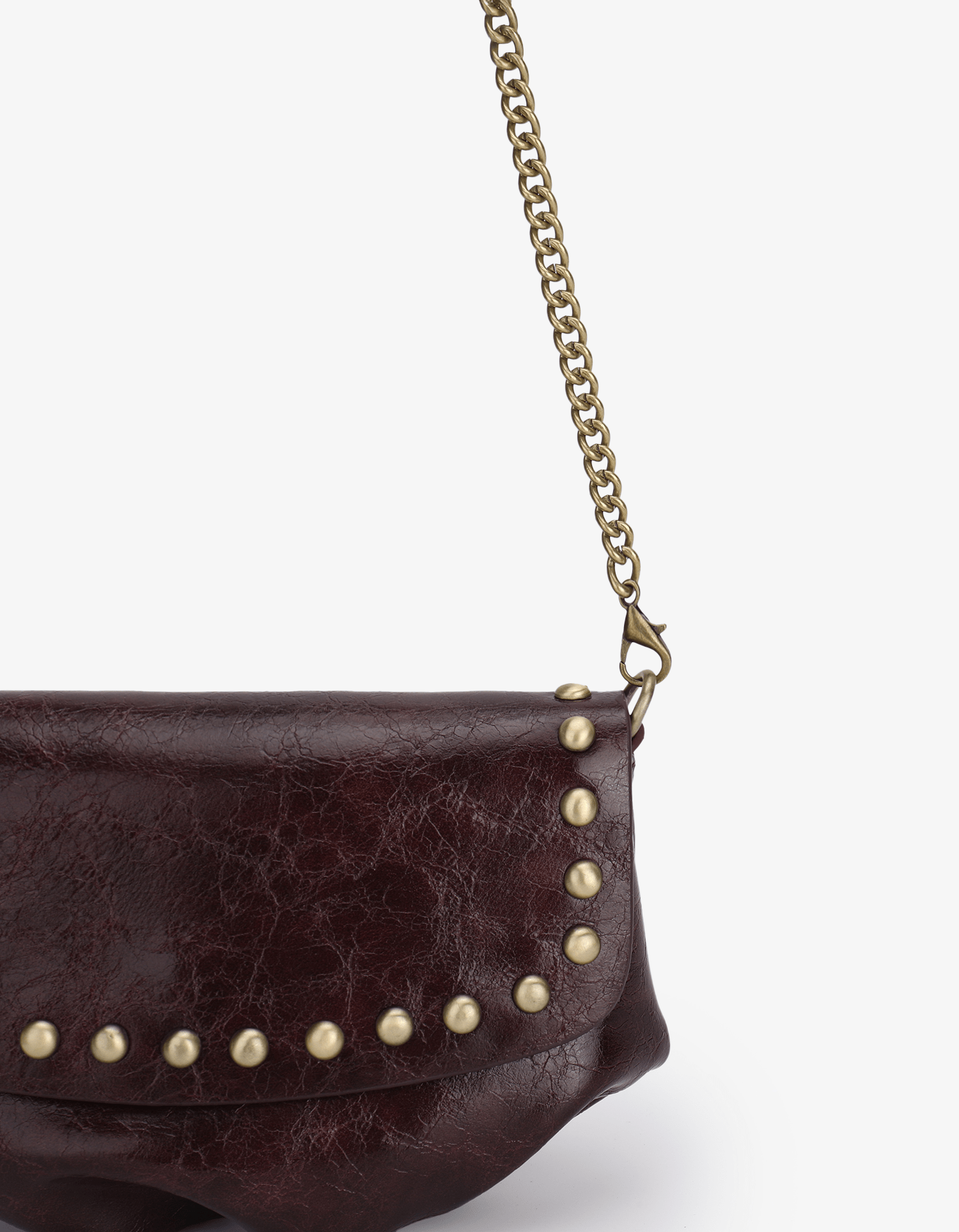 ETTA WAXED STUDDED OXBLOOD - REMI/REID